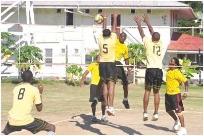 Volleyball Competition on in Berbice today