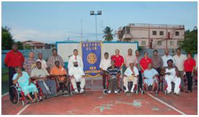 New Amsterdam rotary donates 25 wheelchairs