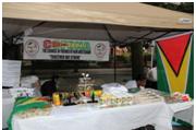 Cofona displays 2013 memorabilia at the West Indian American Day Carnival on Eastern Parkway